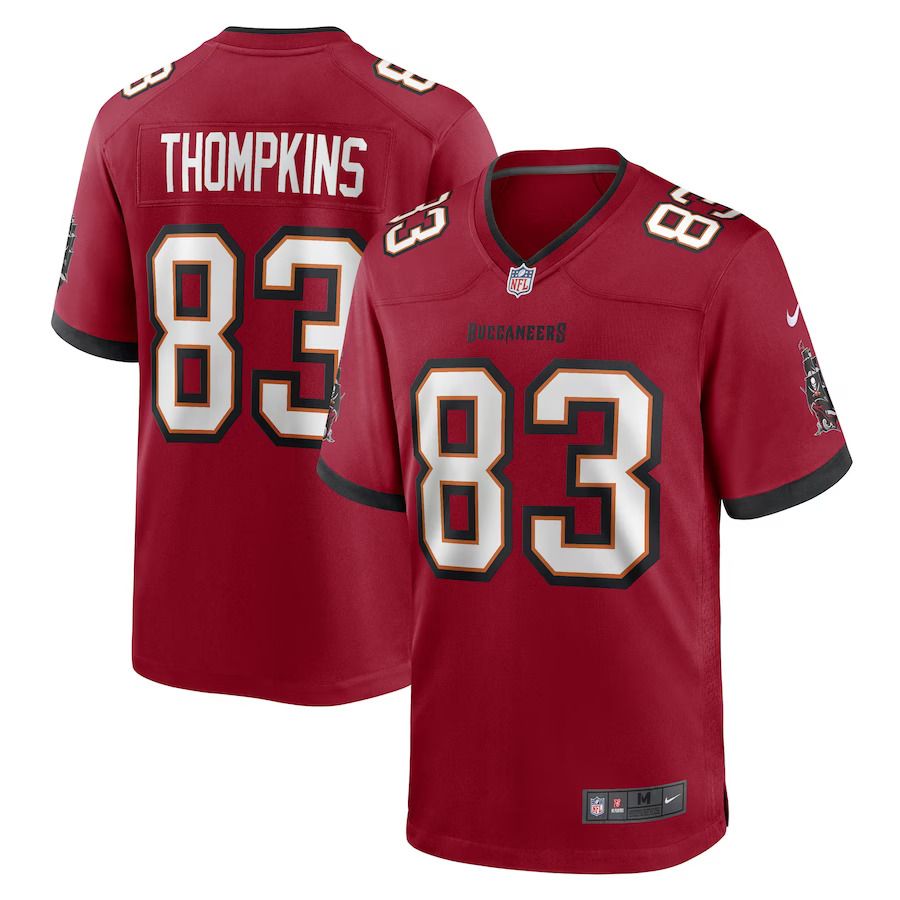 Men Tampa Bay Buccaneers #83 Deven Thompkins Nike Red Game Player NFL Jersey->tampa bay buccaneers->NFL Jersey